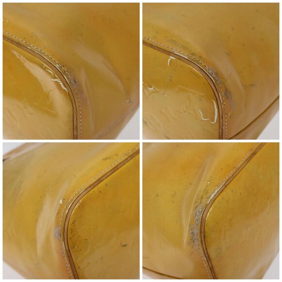 LOUIS VUITTON Monogram Vernis Houston Hand Bag Gris - Picture 16 of 16